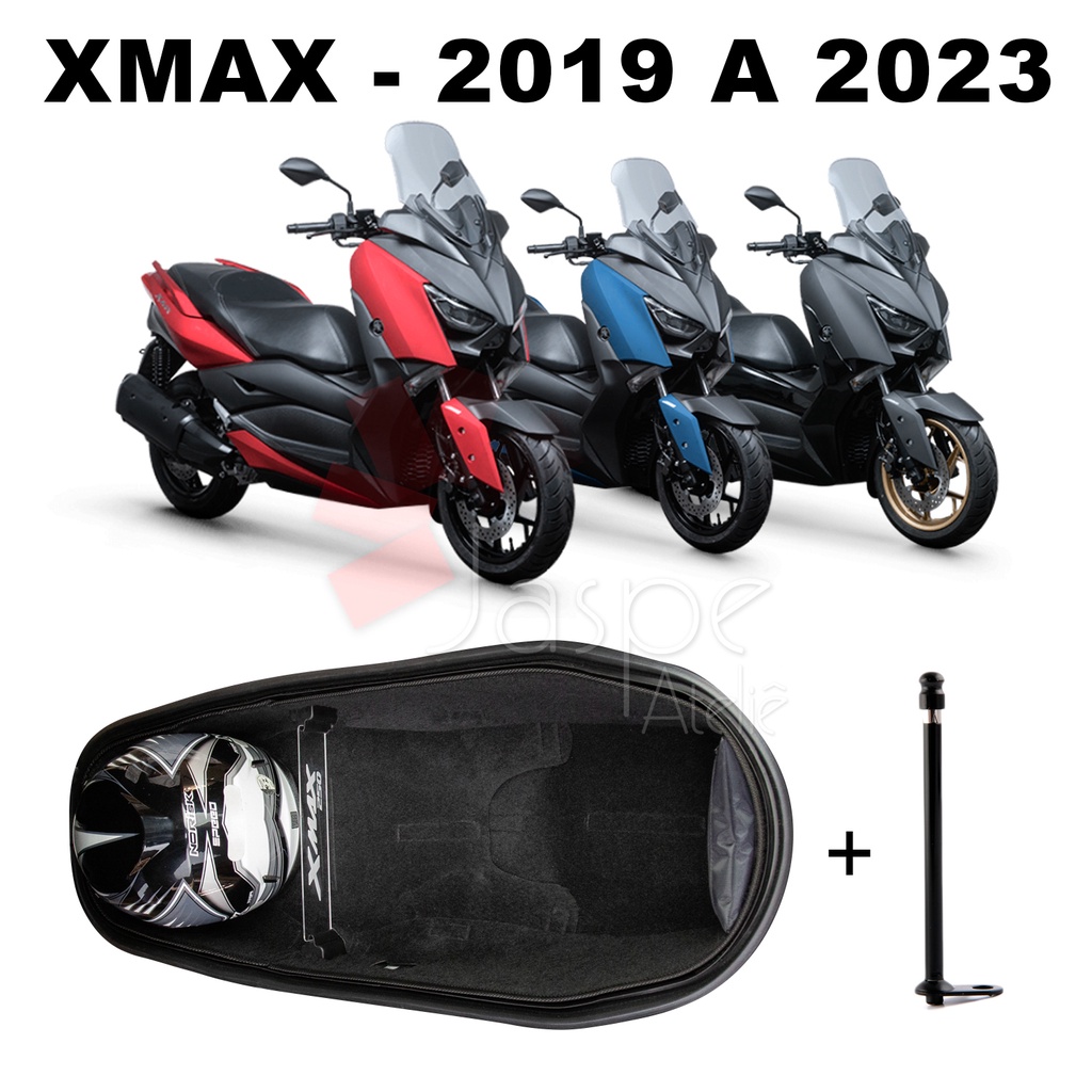Forração Xmax 250 2019 2020 2021 2022 2023 2024 Forro Preto Standard + Divisoria P + 1 Antena