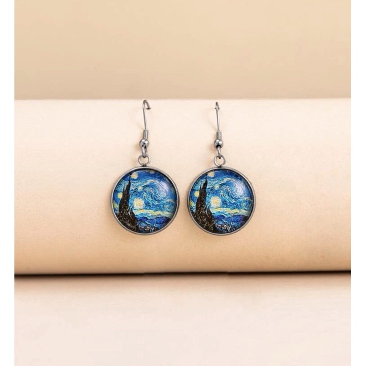 Brinco Quadro Van Gogh Noite Estrelada