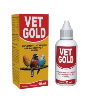 Suplemento Vet Gold Vitamínico Premium Vetbras 20ml