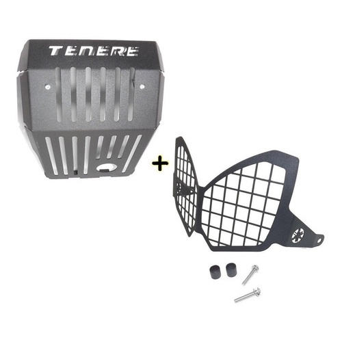 Protetor De Farol + Protetor De Carter Tenere 250 Esportivo