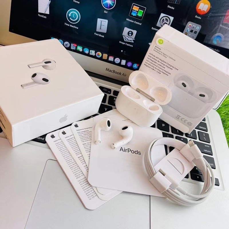 AirPods 3 Fone De Ouvido Sem Fio Com microfone Tws Fones De Ouvido