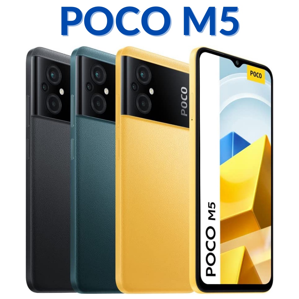 Smartphone Xiaomi POCO M5 Dual SIM de 64/128GB Com 4/6GB RAM de 6.58 ...