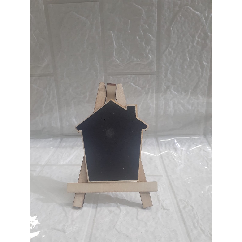 Mini Porta Recado Lousa De Madeira Mini Cavalete Decoração