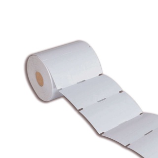 Etiqueta tag roupa 35x60mm 3,5x6cm (3 colunas) sem picote Couche cartão Zebra Argox Elgin - Rolo 30m em Oferta na Shopee