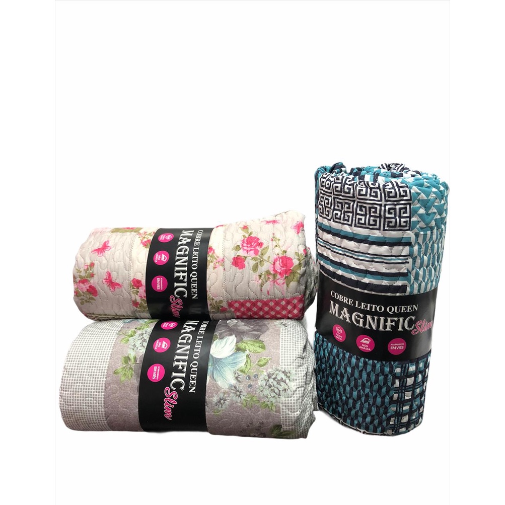 Cobre leito Casal Padrão AVULSO Magnific Slim - Liso e Estampado