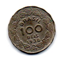 100 Réis 1938 Getúlio Vargas Soberba Moeda Antiga Brasil