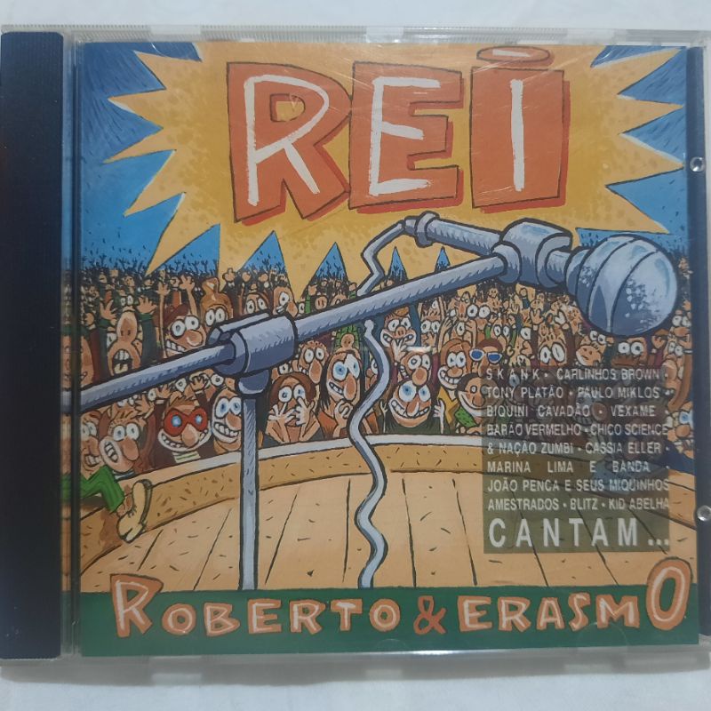 Cd Rei Roberto Carlos e Erasmo Epic Homenagem 1994