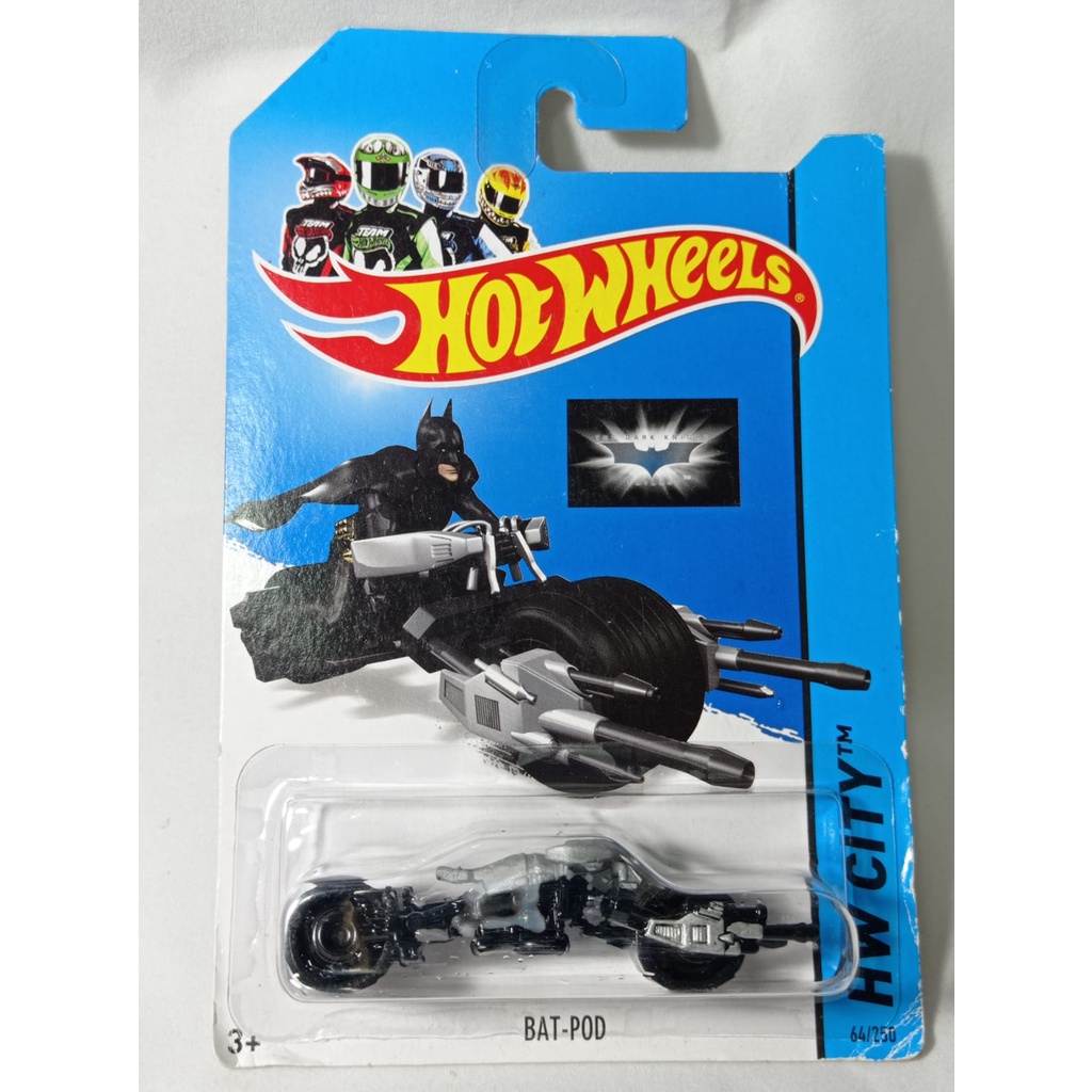 Bat Pod Hot Wheels Batman moto Dark Knight | Shopee Brasil