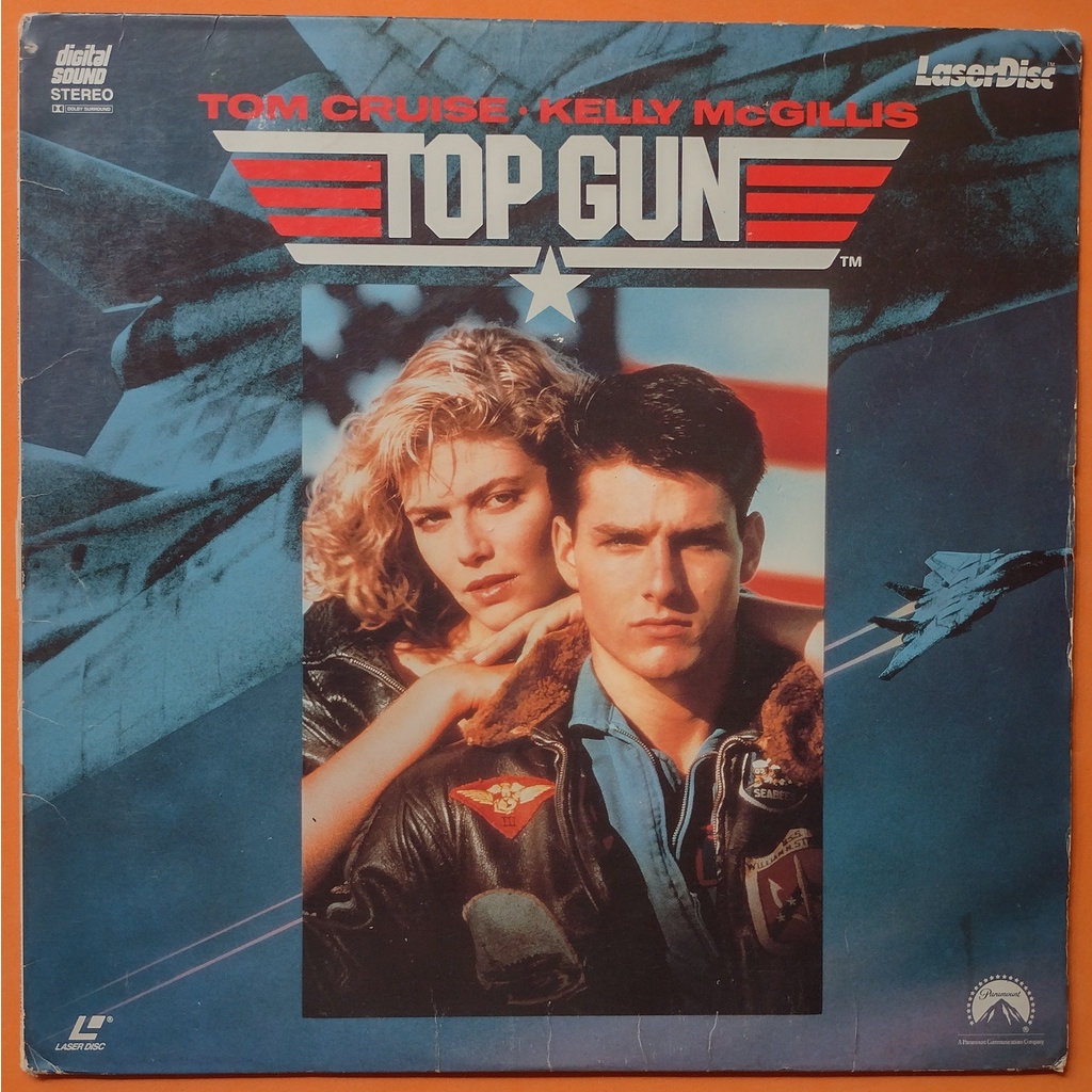 Laser Disc Top Gun Ases Indomáveis 1990 Tom Cruise Eua Ld
