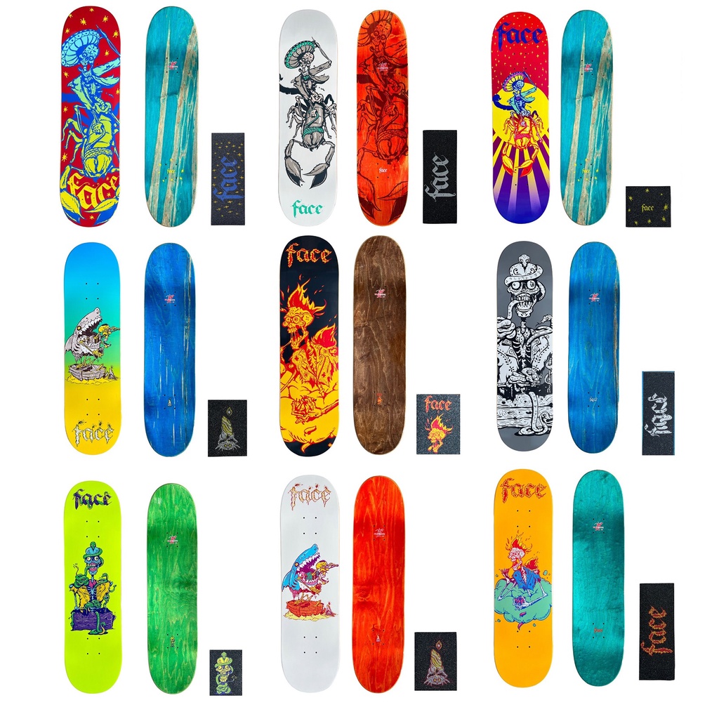 Shape Face Skate Maple Série Dia de Los Muertos 8.0 8.1 7.75 8.25 8.5 8.75 em Oferta na Shopee