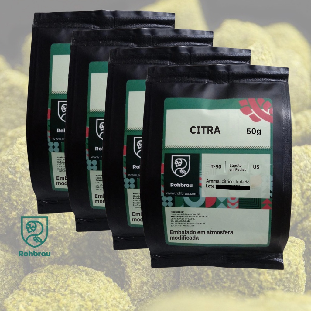 Lúpulo Citra em Pellet T90 - 250g Atmosfera Modificada