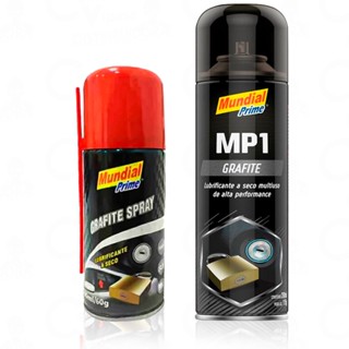 Grafite lubrificante seco spray Mundial prime