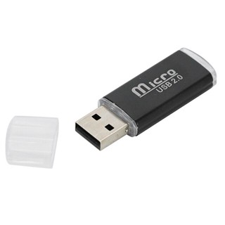 KIT Mini USB Adaptador Leitor Gravador Cartão Memória Micro Sd 9400