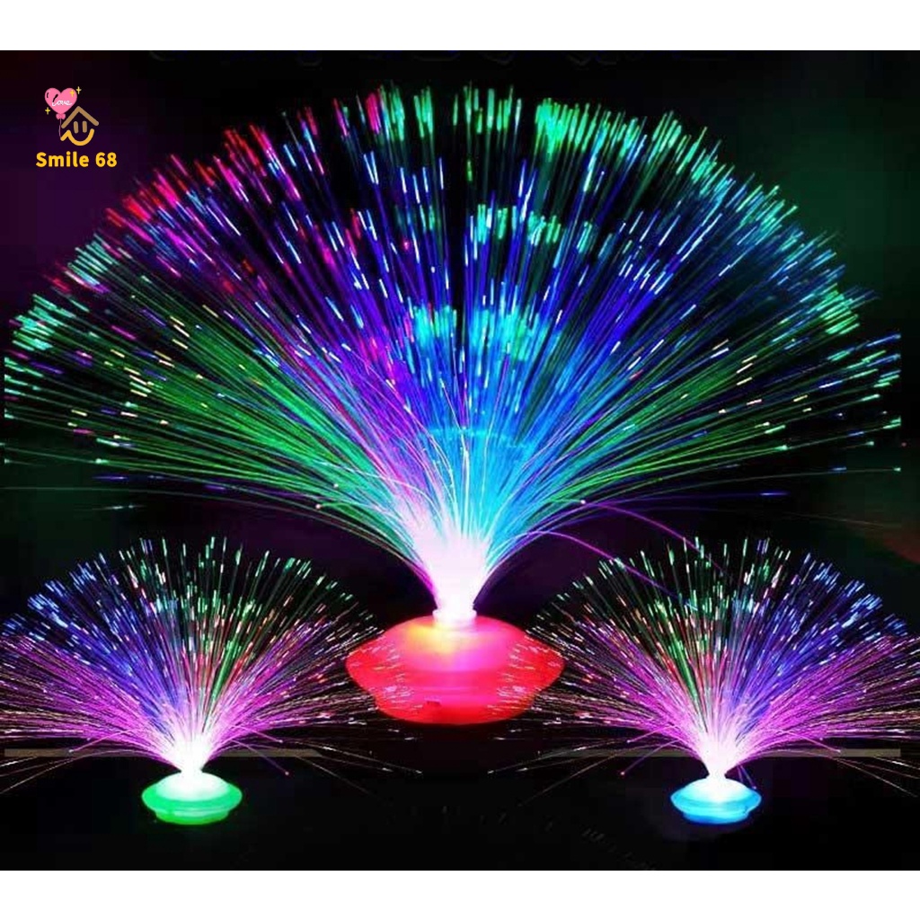 Luminária Neon Enfeite Abajur De Fibra Ótica Para Festa E Decoração em Oferta na Shopee
