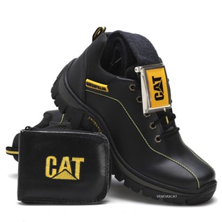 tenis bota caterpillar masculino adventure sapato+kit brindes