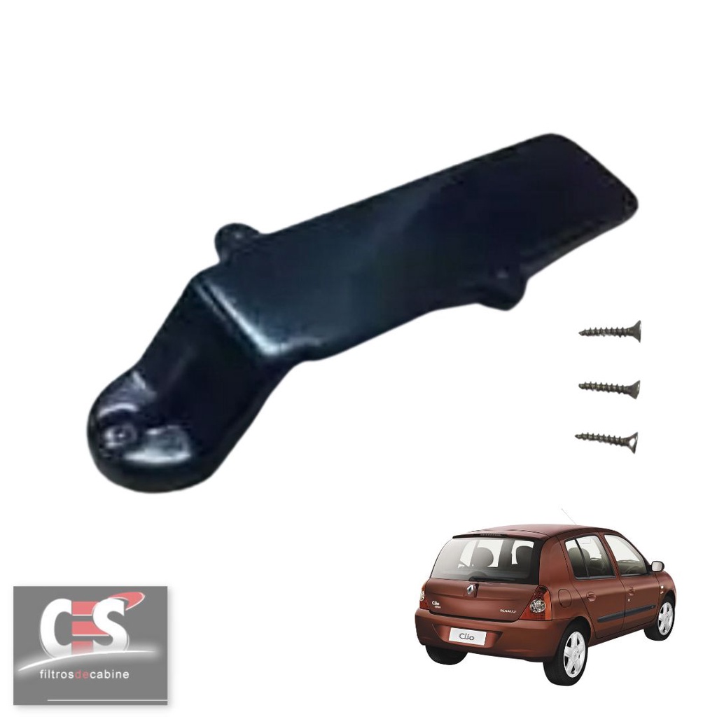 Tampa Do Filtro De Ar Condicionado Clio De 2000 Ate 2013 + 3 Parafusos