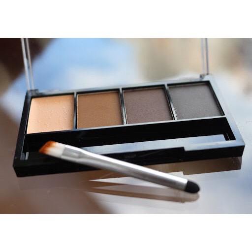 Paleta De Sobrancelha Ruby Rose 3 Sombra Com Primer Fixador