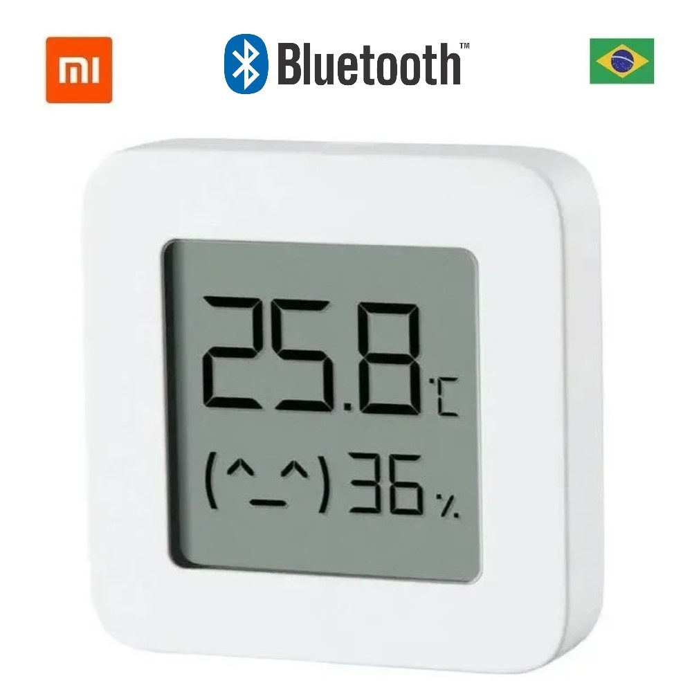 Termômetro Digital 2 Medidor Umidade - Xiaomi Mijia Versão 2 Bluetooth - PRONTA ENTREGA