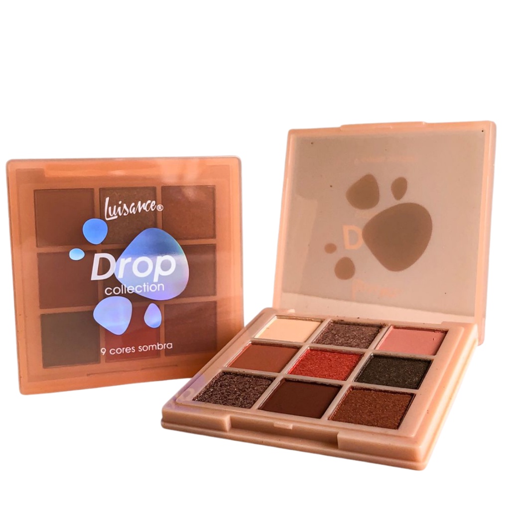 Paleta De Sombra 9 Cores Luisance Drop Collection 41g | Shopee Brasil