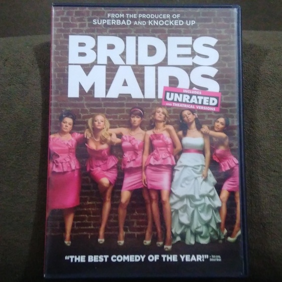 Bridesmaids, Missão Madrinha de Casamento, Unrated, DVD importado, R1, NTSC, Kristen Wiig - FAVOR LER DESCRIÇÃO!