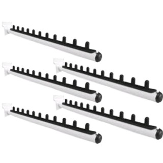 Kit 5 Un. Expositor RT Arara Para Cabide / Painel Canaletado disponível na cor Branco.