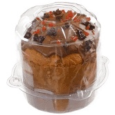Embalagem Plástica Pet Cristal Para Panetone 500g com 100 unidades