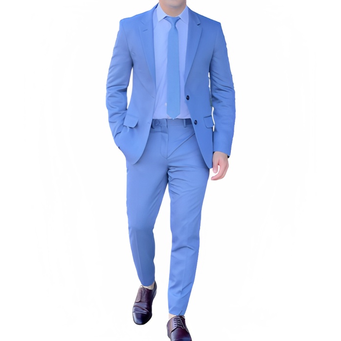 Terno social masculino Executivo De Luxo Slim Microfibra - várias cores (Blazer e calça)