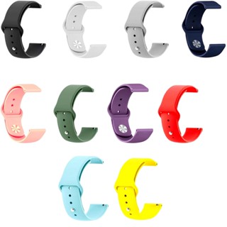 Pulseira Silicone Para Relógio Smartwatch Ajustável Macia Borracha Varias Cores Exclusivas Premium Compatível Com Vários Modelos Asus Fossil Stratos Galaxy Watch 22mm