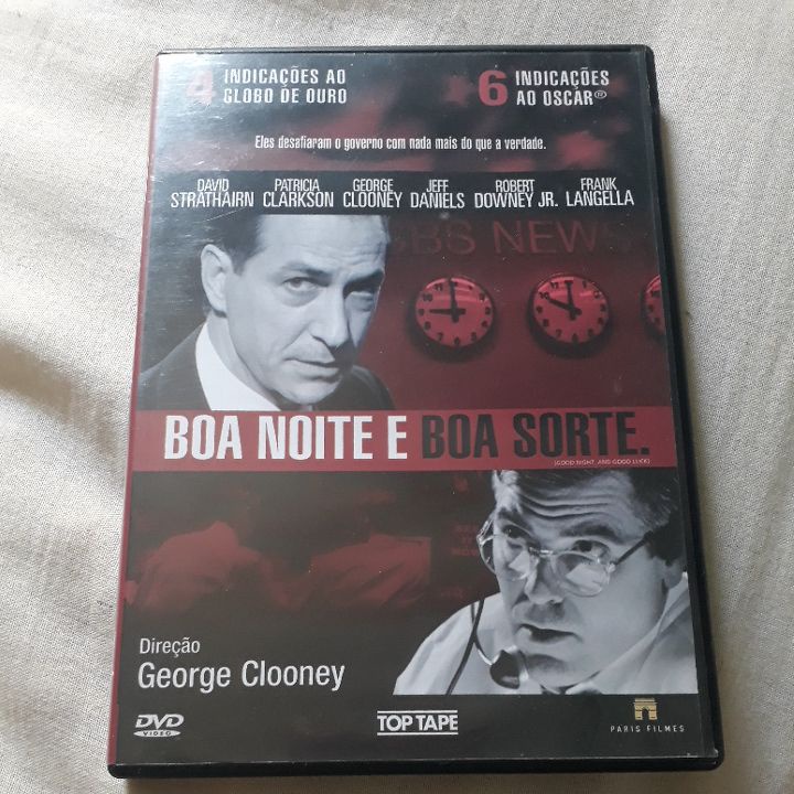 Boa noite e boa sorte dvd george clooney david strathairn
