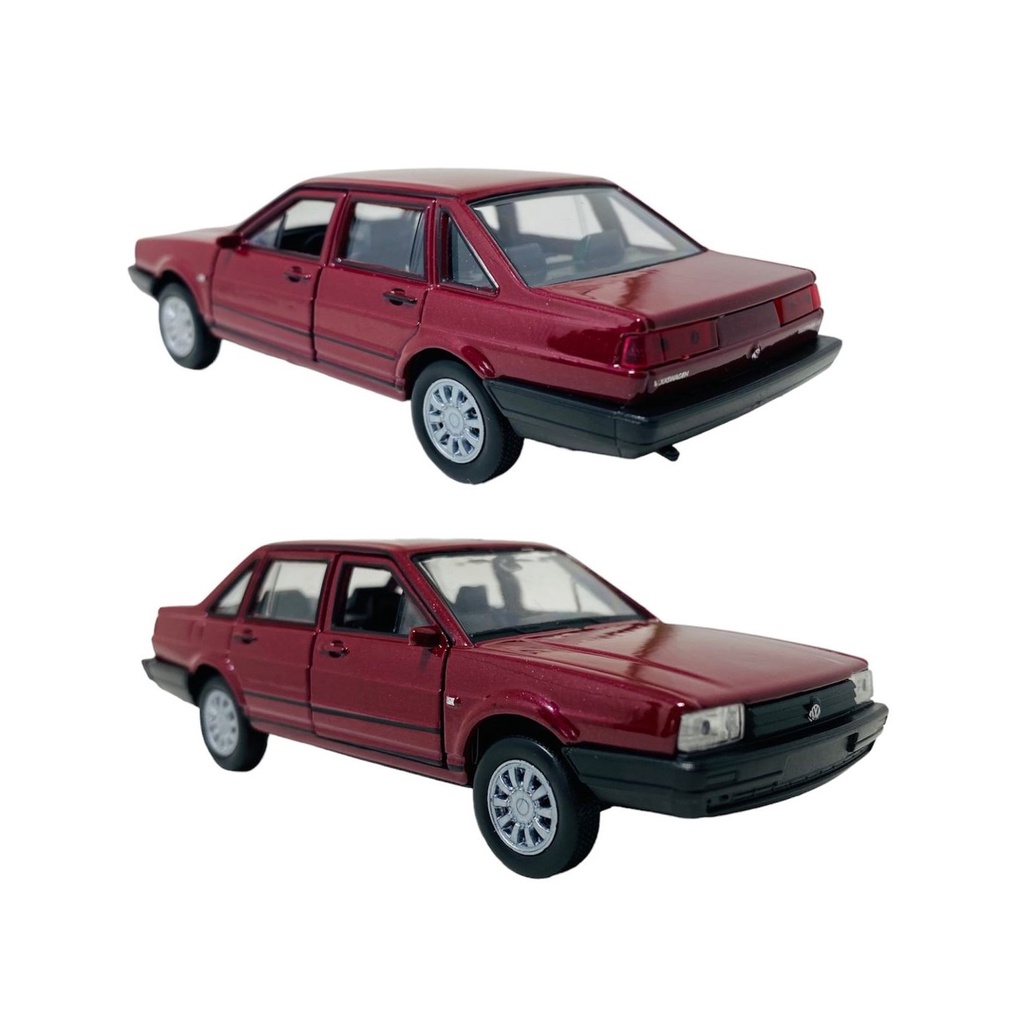 Carro Miniatura Volkswagen Santana Carrinho Ferro Escala 1/36 Com Fricção