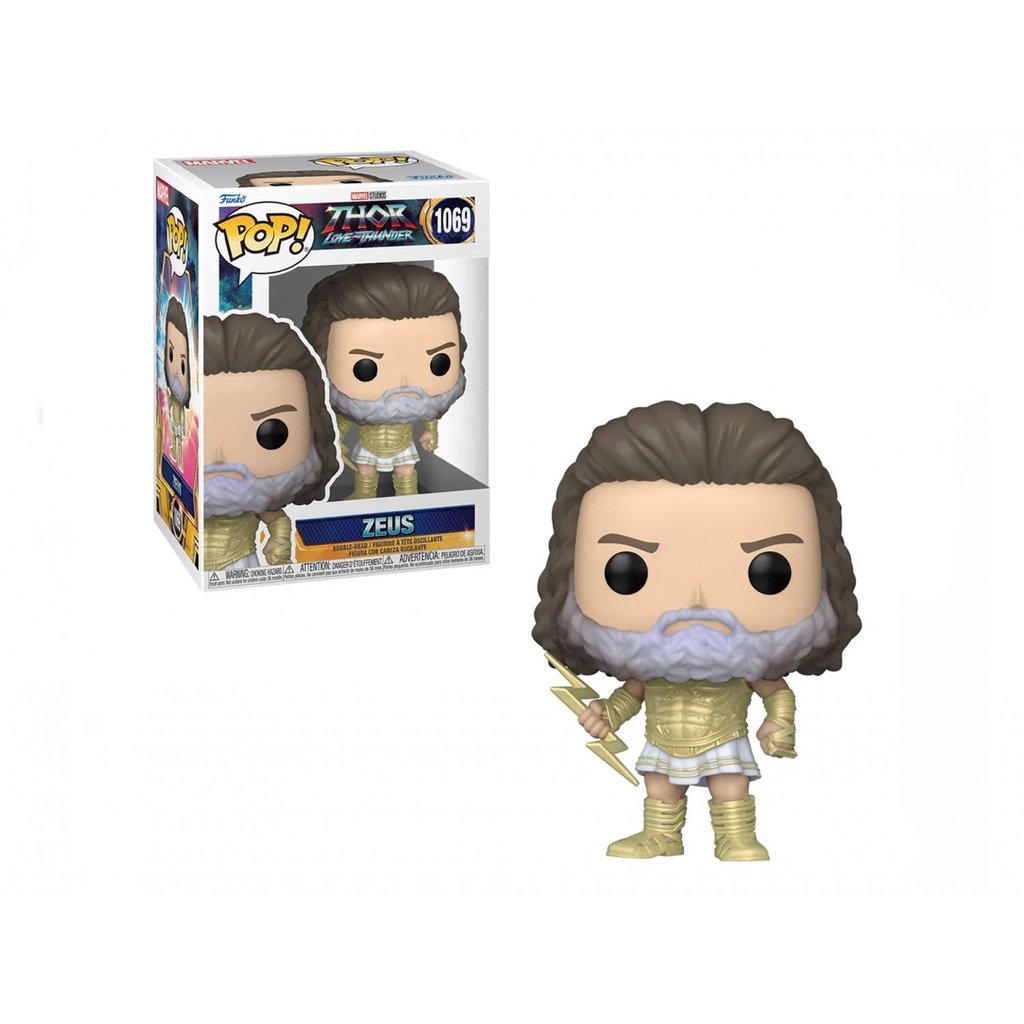 FUNKO POP MARVEL THOR LOVE AND THUNDER - ZEUS 1069 NOVO ORIGINAL