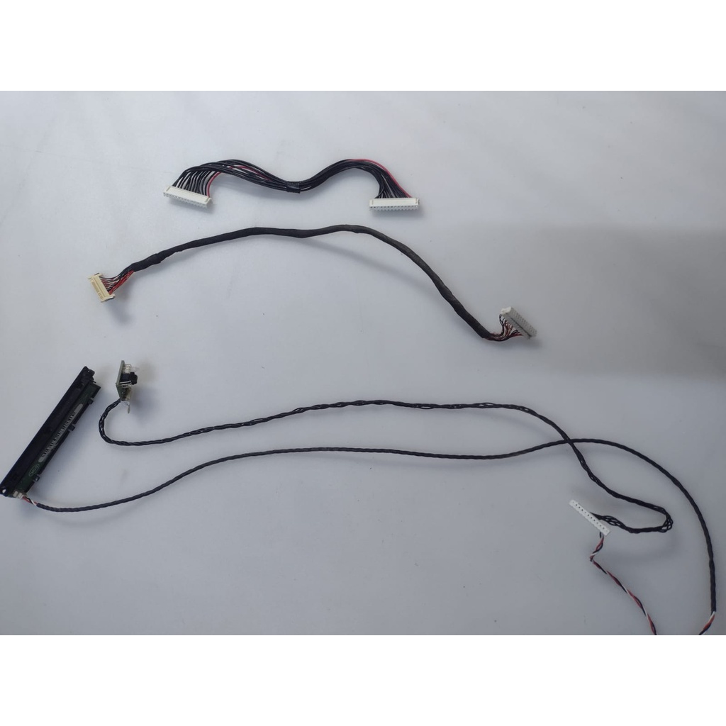 (2)  Kit Flat + Botão + Sensor Tv Semp Toshiba Dl3270{a}w