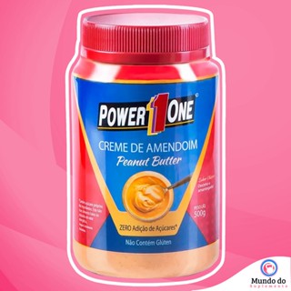 Creme de Amendoim Gourmet 500g - Power One
