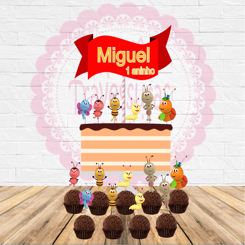 Bolo Tema Bichikids - Comprar com Melhor Preço em Padaria