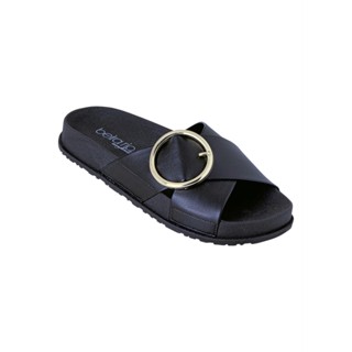 Tamanco Beira Rio Feminino Tiras Fivela 8442-101 Preto