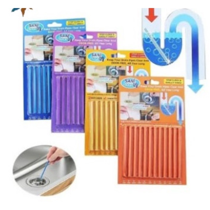 Haste De Limpeza Esgoto Banheiro Cozinha Limpador E Desentupidor Pia Ralo