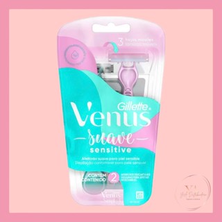 Aparelho para Depilar Gillette Venus Suave Sensitive C/2 Unidades
