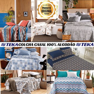 Colcha Casal Allegro Plus Teka 90 Fios 100% Algodão.