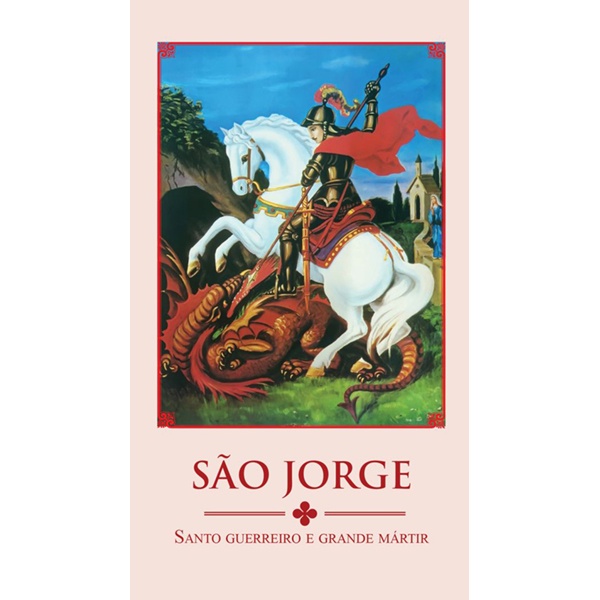 Livro (Folheto) São Jorge: santo guerreiro e grande mártir - Religião Devocionarios