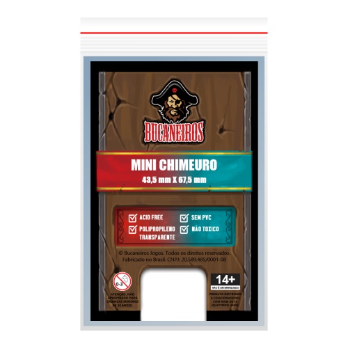 Sleeves / Shields Mini Chimeuro Bucaneiros 43,5 X 67,5mm Board Games