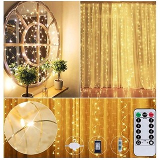 Cortina 300 Leds 3X3 Metros Festa Casamento Eventos Natal - Abcshop
