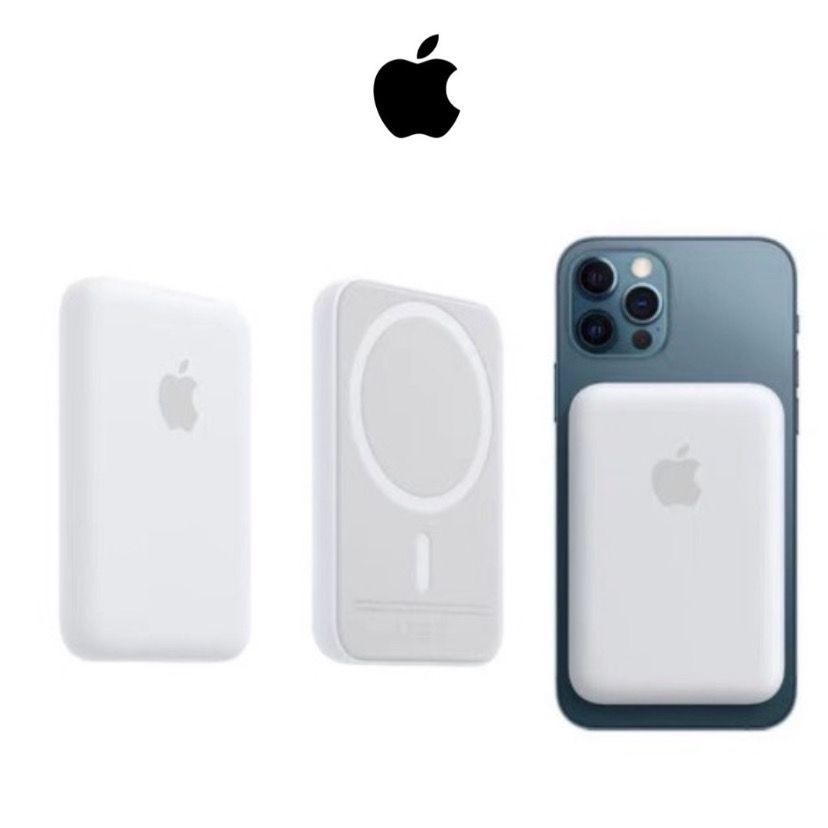 Carregador Portátil Indução Magsafe Sem fio Power bank Iphone Bateria