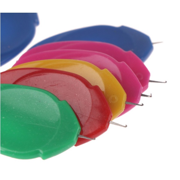 Até 6 Passador Enfiador de Linha Costura na Agulha Manual Auxiliar Costura Fácil