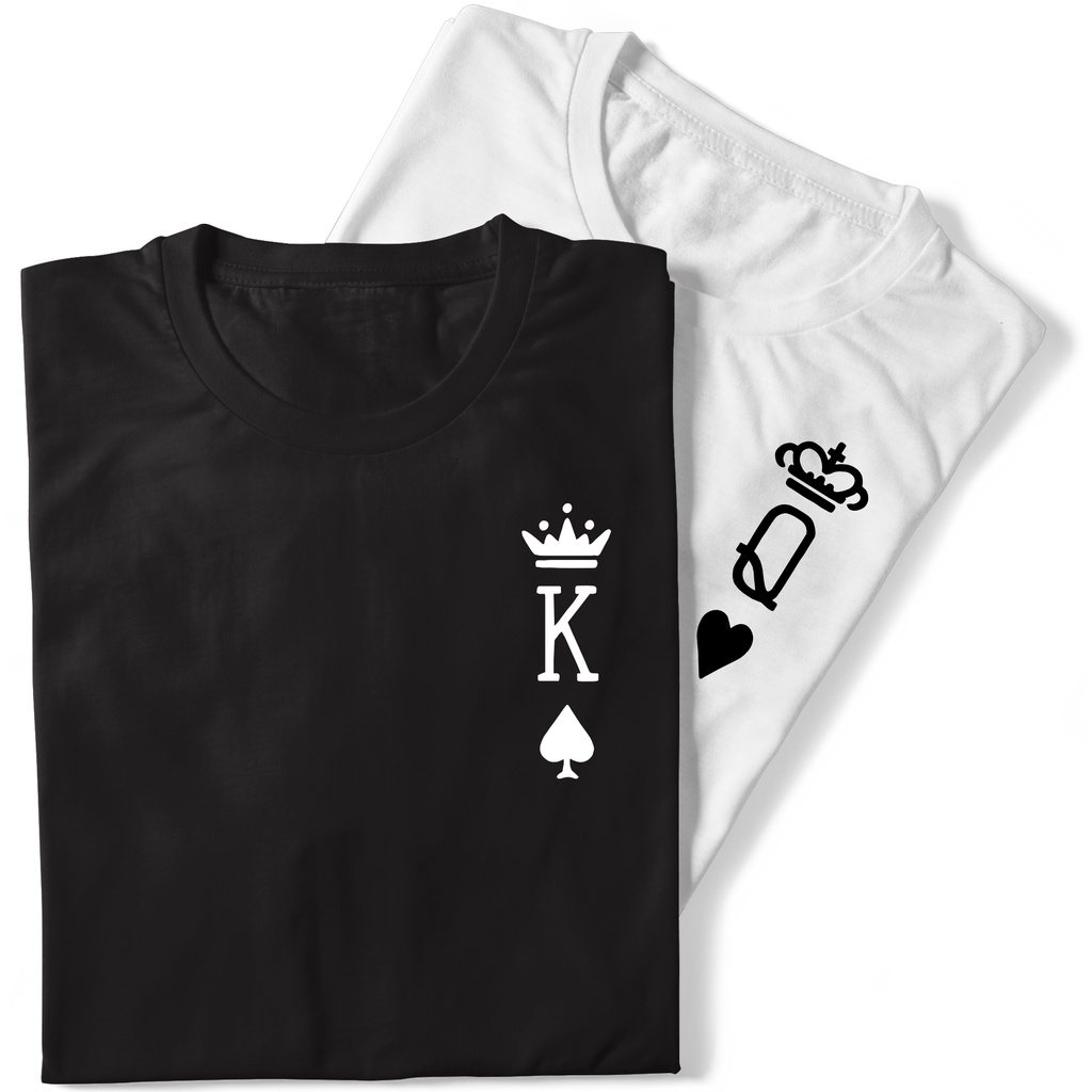 Camiseta Kit Casal King Queen