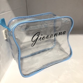 Mini Necessaire transparente personalizada com nome que desejar