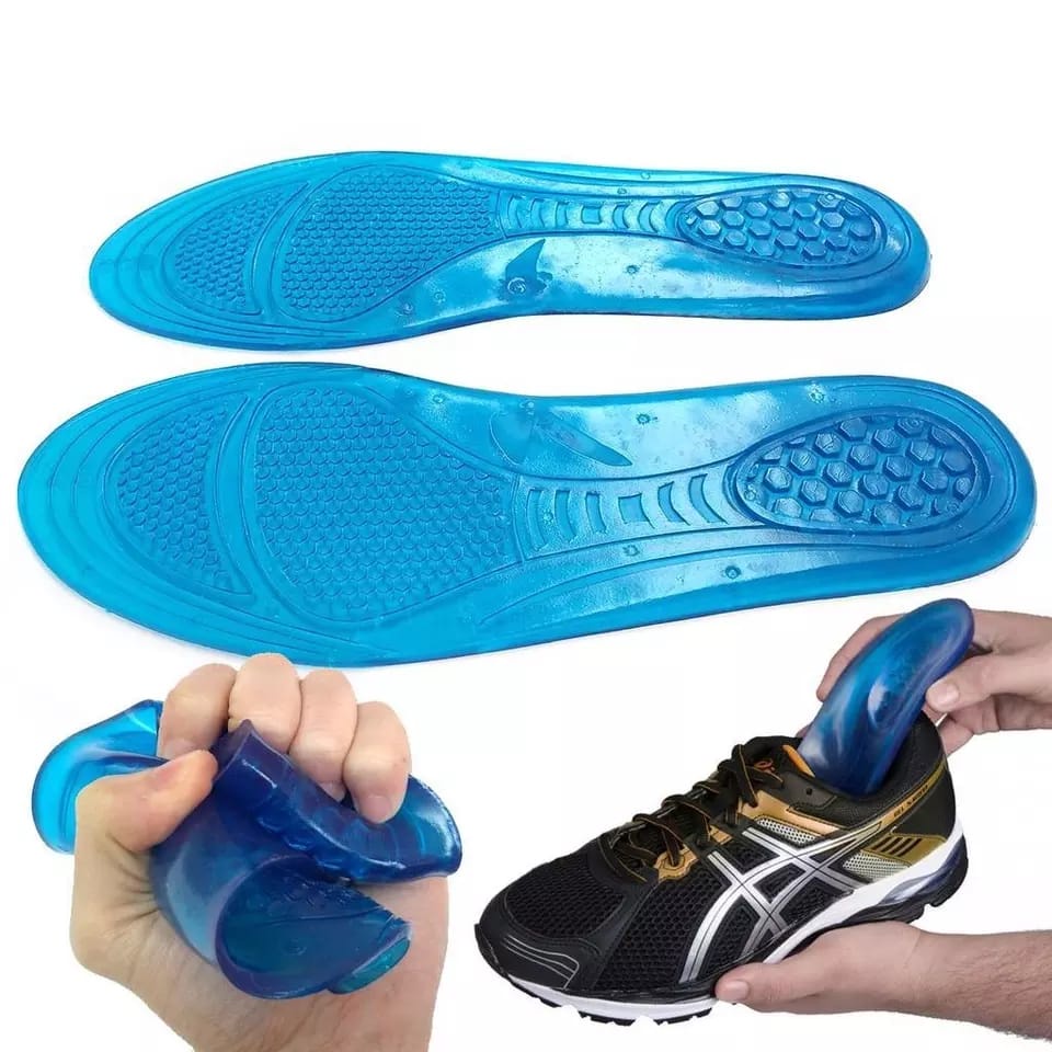 Palmilha Ortopédica De Gel e Silicône Antimpacto Facilite Plantar ...