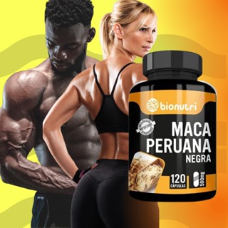 1 Pote Maca Peruana Negra Premium 500mg Explosão Natural 120 capsulas