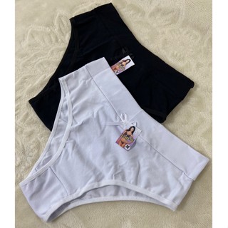 Kit 2 Calçolas Calça Cotton Cintura Alta Algodão Pos Parto Conforto