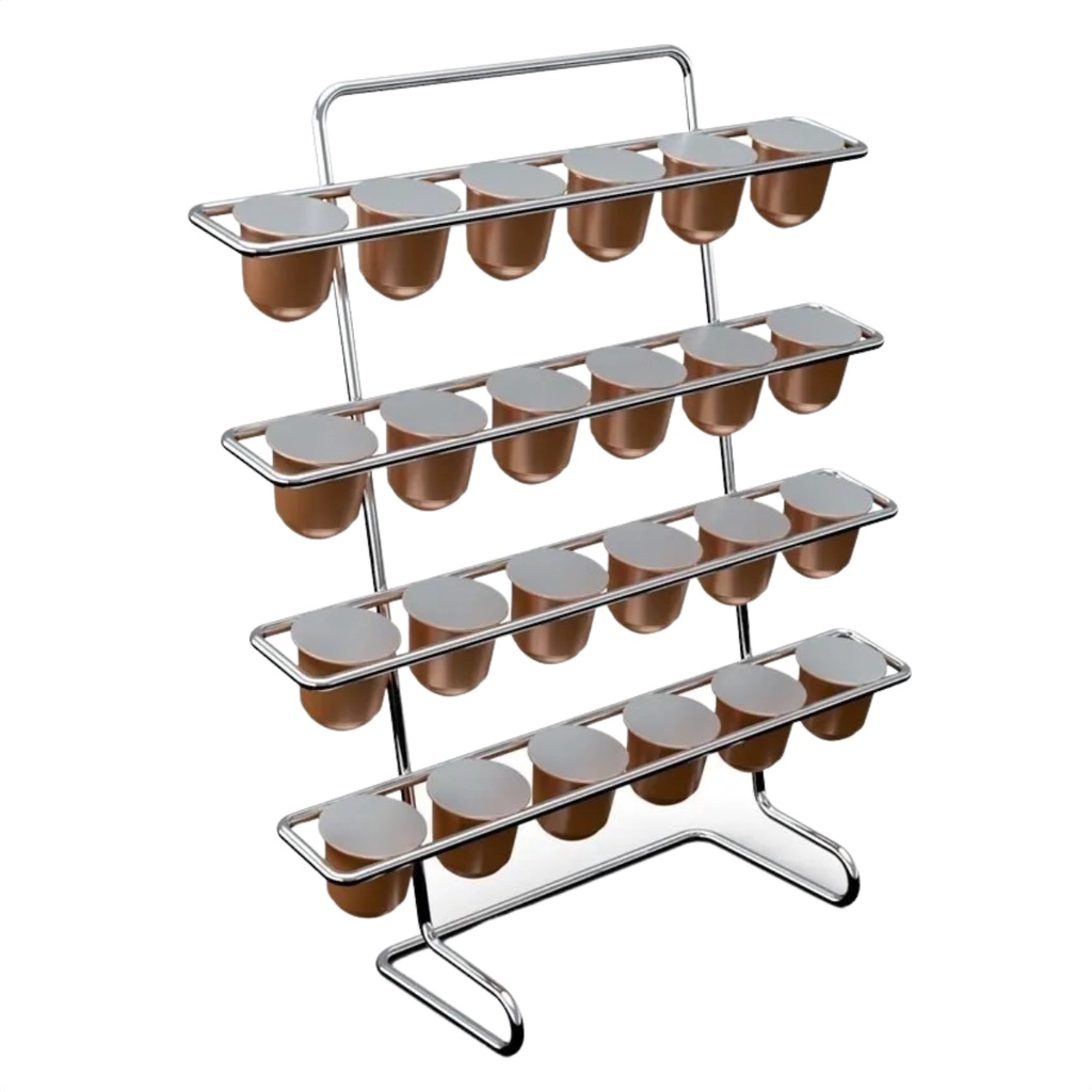 Suporte para 24 Cápsulas de Café Nespresso Organizador de Bancada - Home & Living