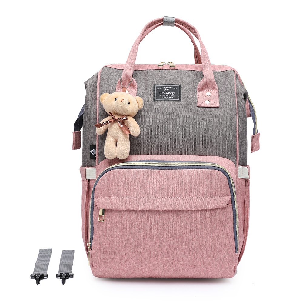 Mochila Bolsa Maternidade Resistente Reforçada Ursinho em Oferta na Shopee